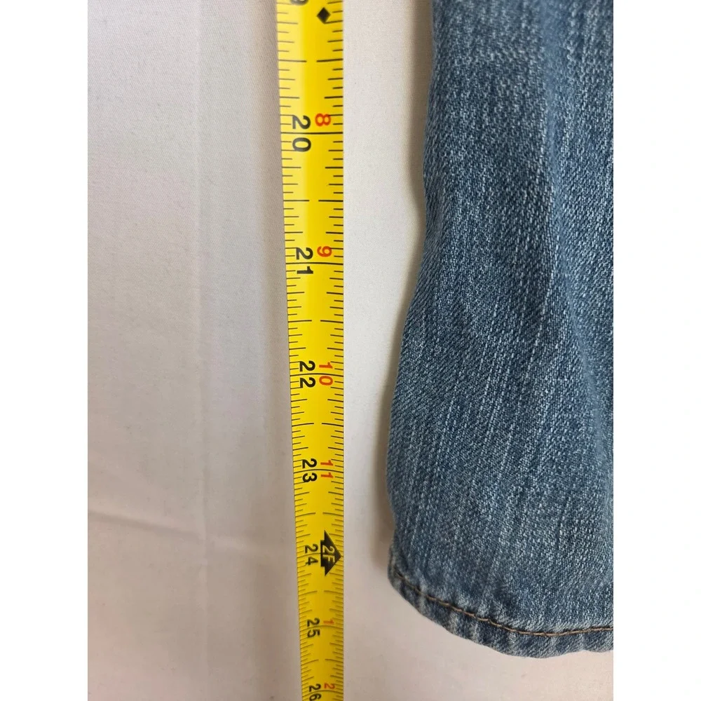 Gap Straight Fit Jeans Boys Blue Medium Wash Straight Mid Rise Straight